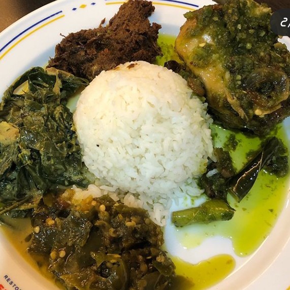 Sambal goreng hati dan nasi