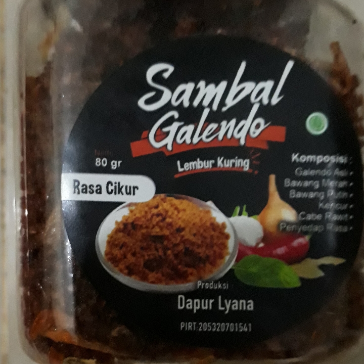 Sambel Galendo Rasa Cikur