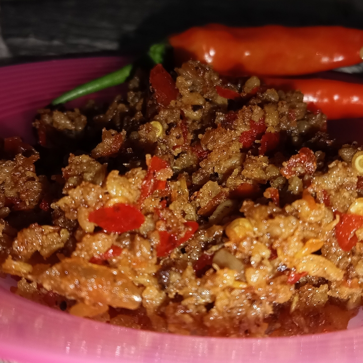 Sambel Iwak Ayam Pedas