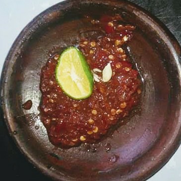 Sambel Terasi Mentah