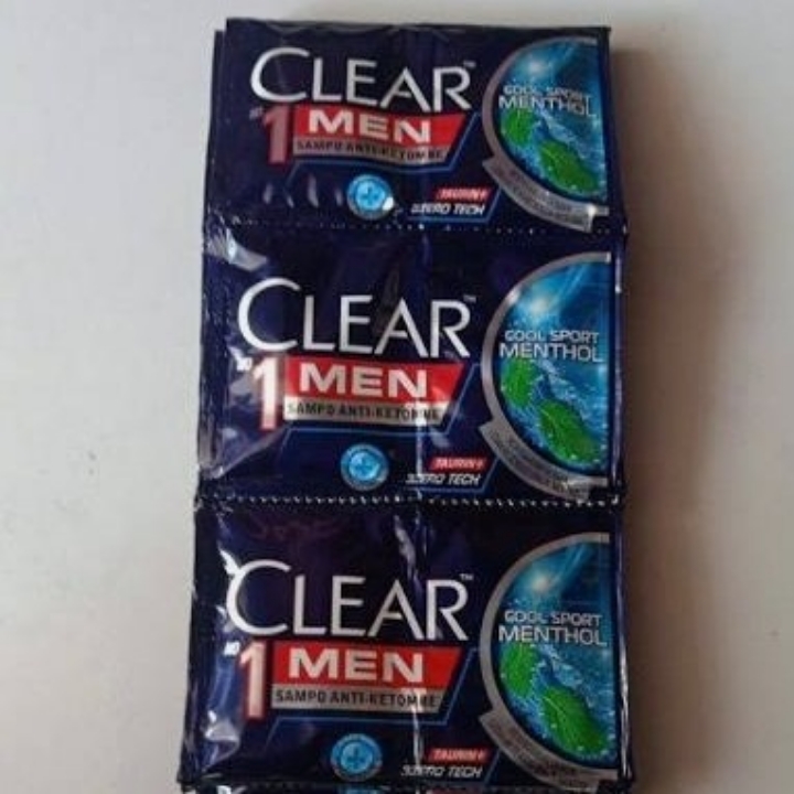 Sampo Clear Men Cool Sprot Menthol Shaset