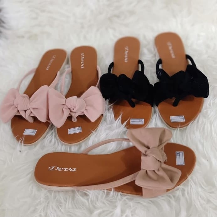 Sandal Teplek Wanita Pita SS1 Hitam 2