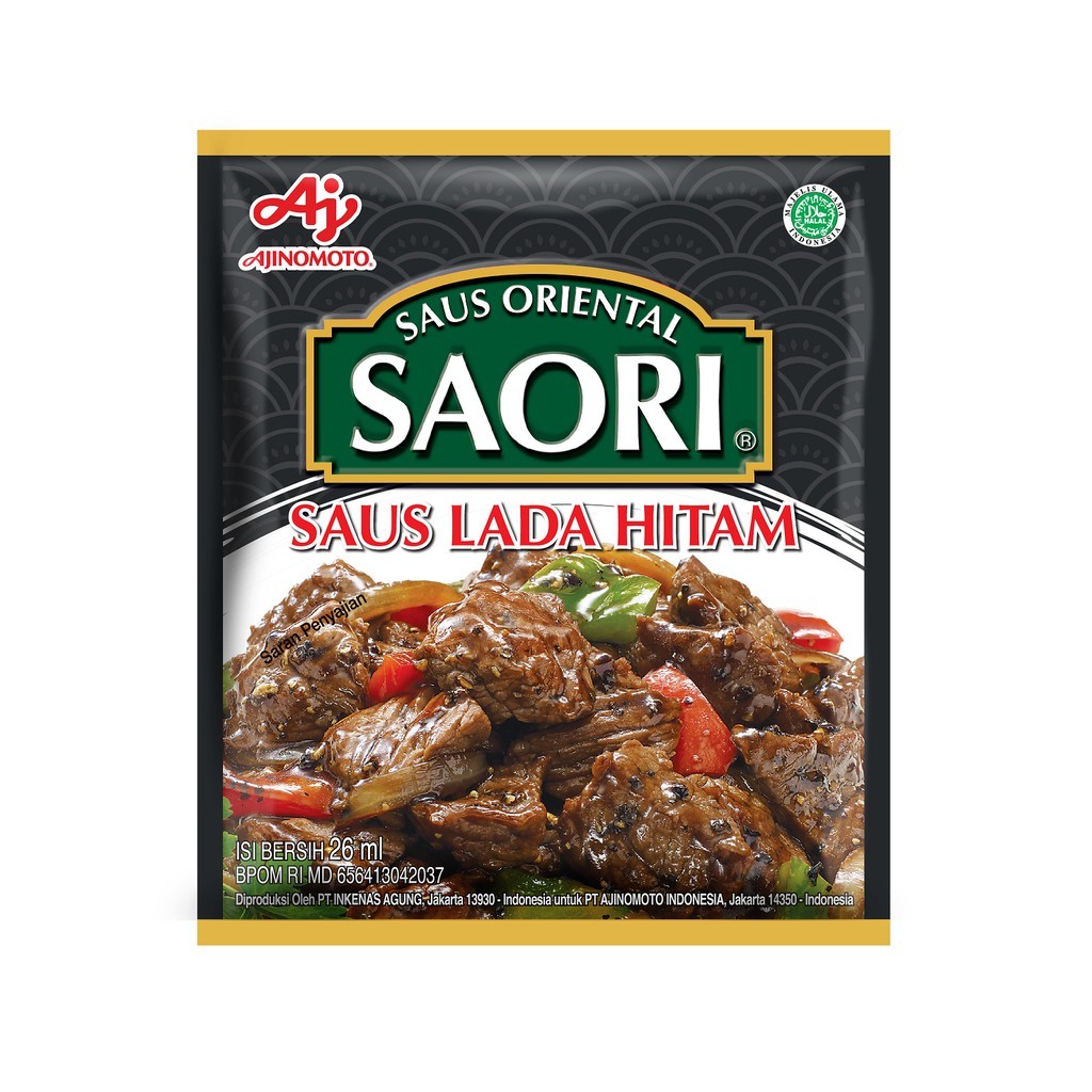 Saori Saos Lada Hitam 26ml