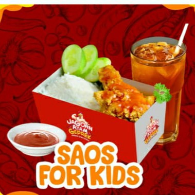 Saos For Kids Plus Nasi Es Teh Manis