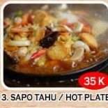 Sapo Tahu Hot Plate