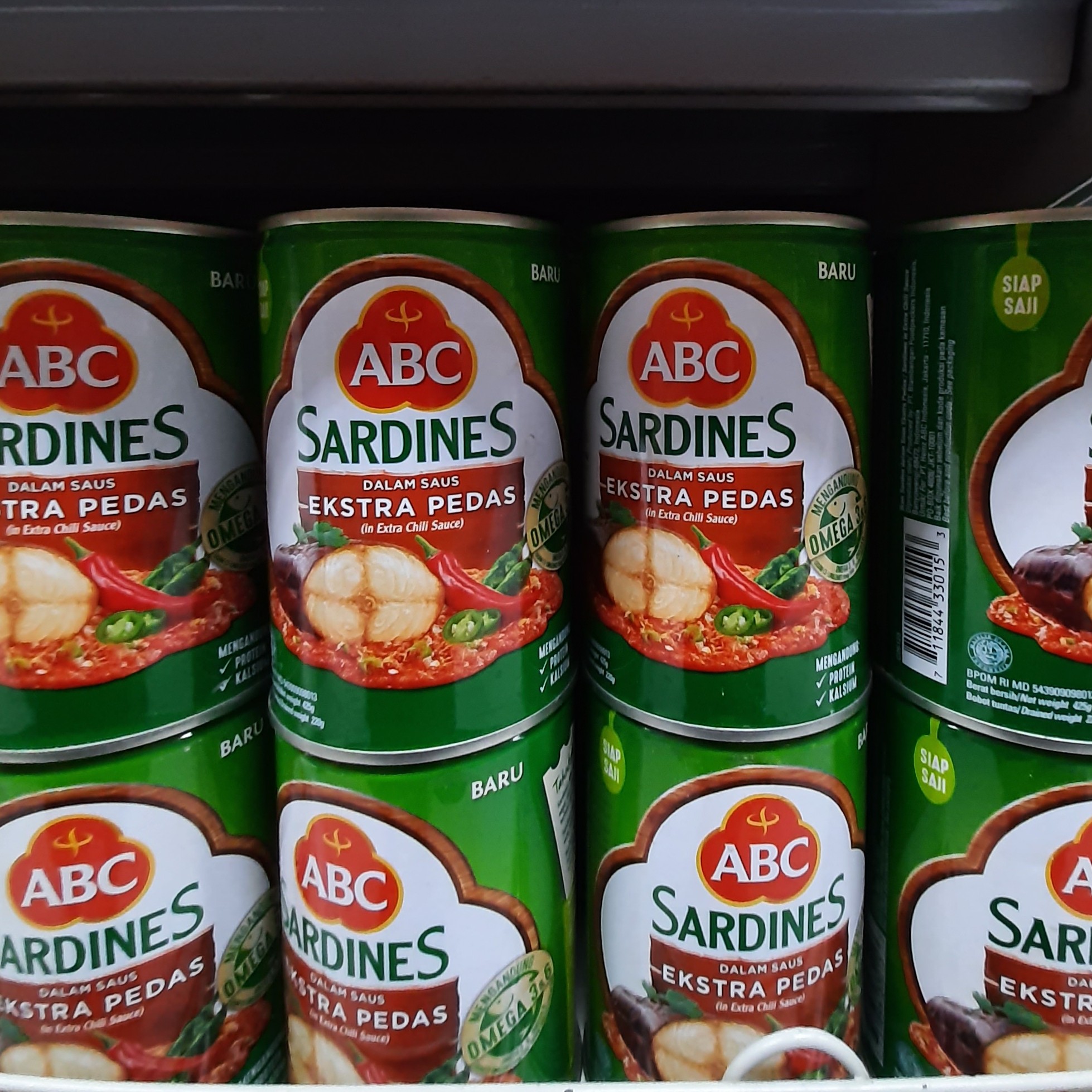 Sardines ABC Ekstra Pedas 425g