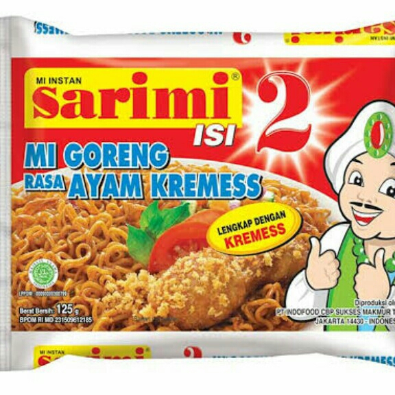 Sarimi Isi 2 Mie Gr Ayam Kremes 125g