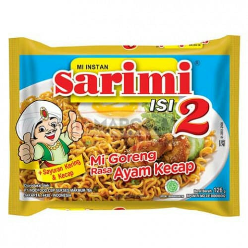 Sarimie isi 2 mi goreng rasa ayam kecap