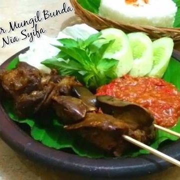 Sate Ati Ampela Tanpa Nasi 2tusuk