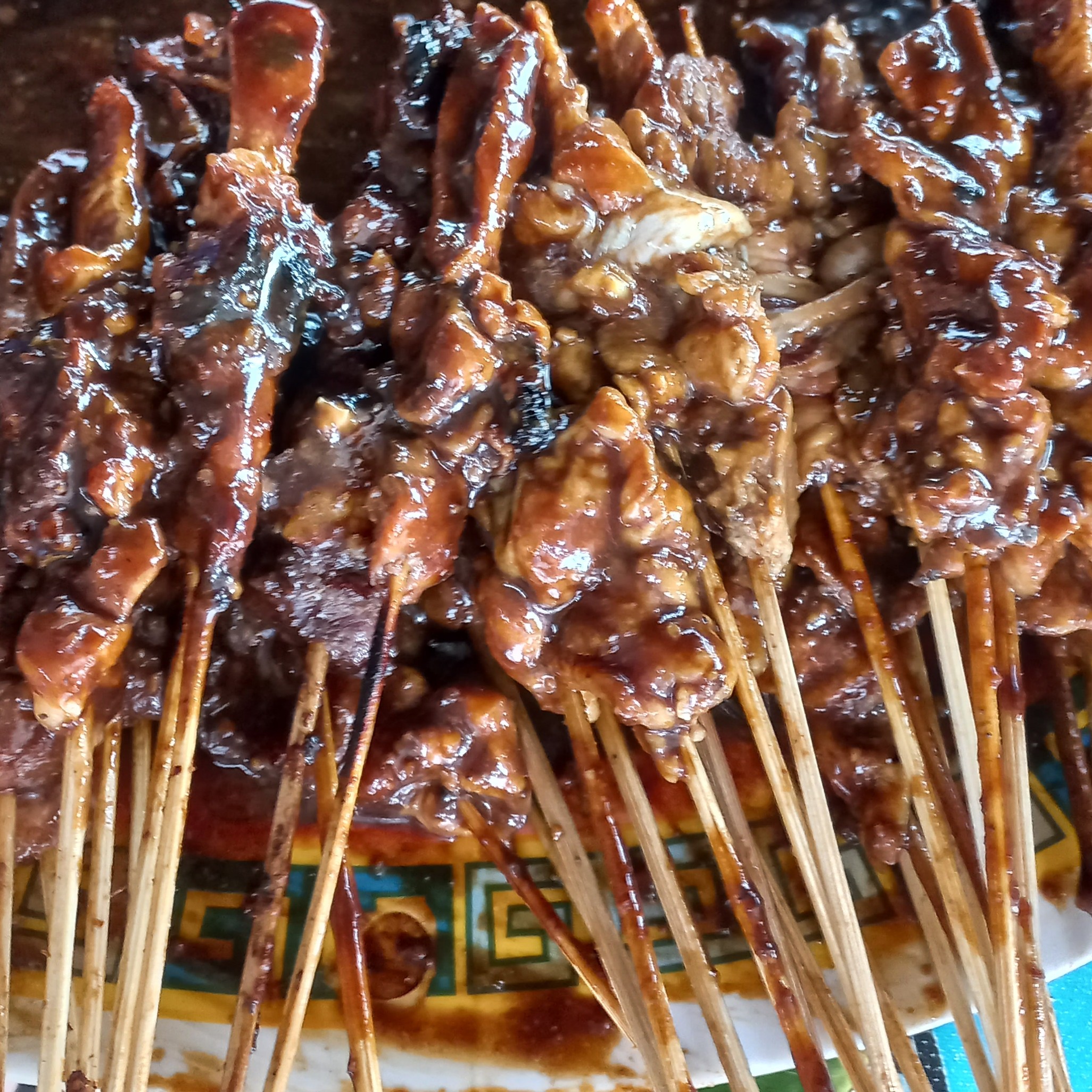 Sate Ayam dan Nasi