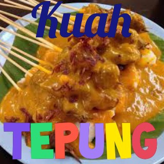 Sate Ayam Kuah Tepung