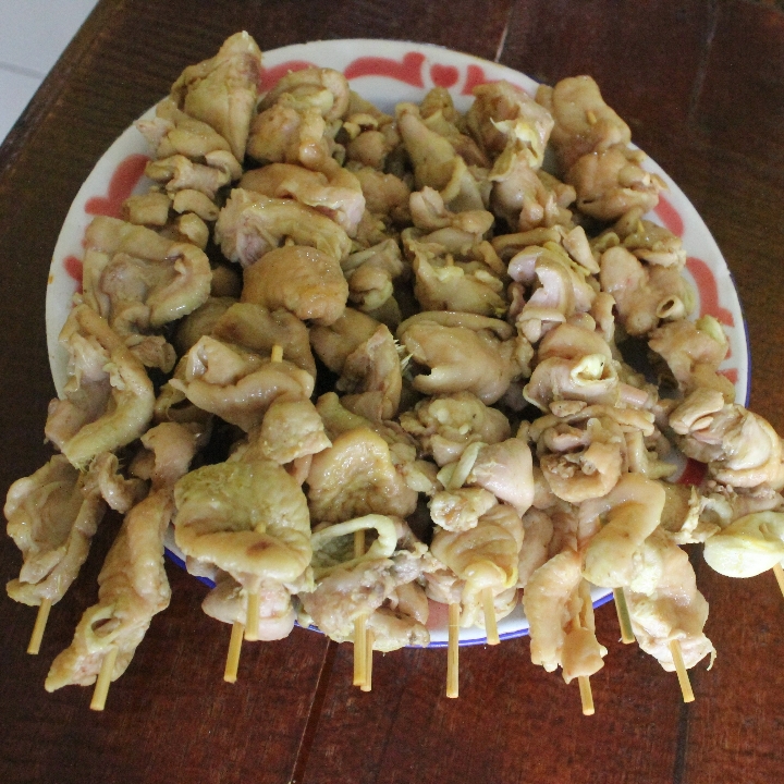 Sate Kulit Goreng