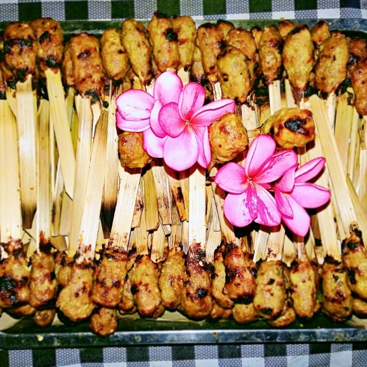 Sate Lilit Ayam Pedas Manis 