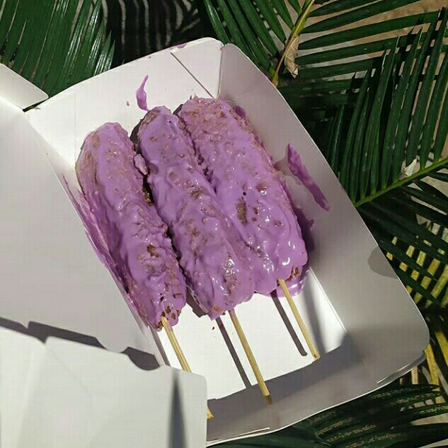 Sate Pisang Crunchy Taro