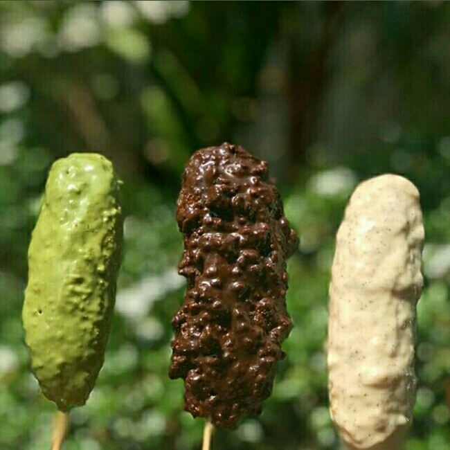 Sate Pisang Greentea Chocolate Tiramisu