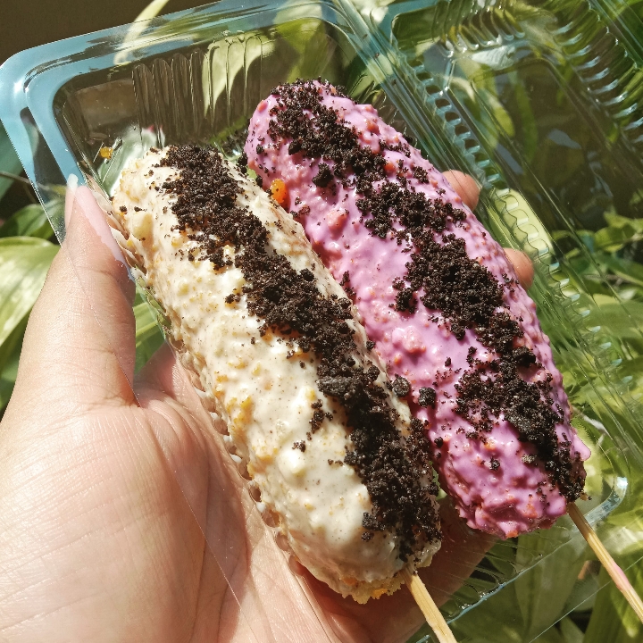 Sate Pisang Varian Tiramisu Taro