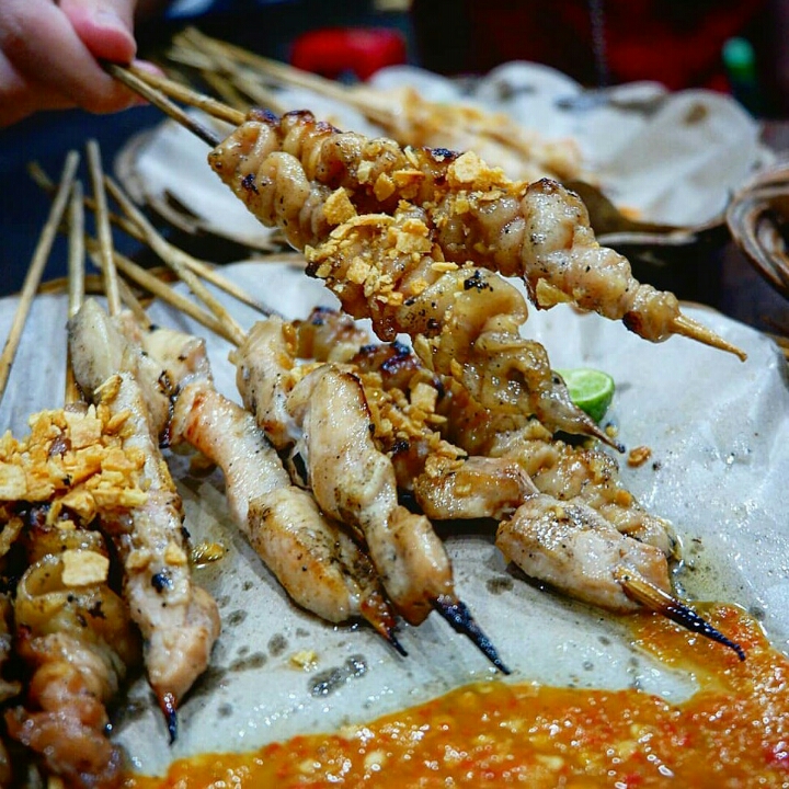 Sate Taichan Kulit Ayam 1 Porsi