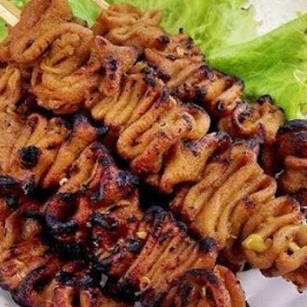 Sate Usus Ayam Bakar Atau Goreng