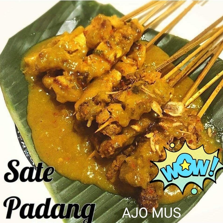 Sate lembu 6 tusuk