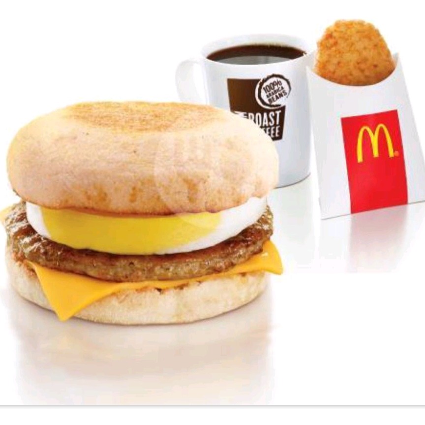 Sausage McMuffin With Egg Extra Value Meal