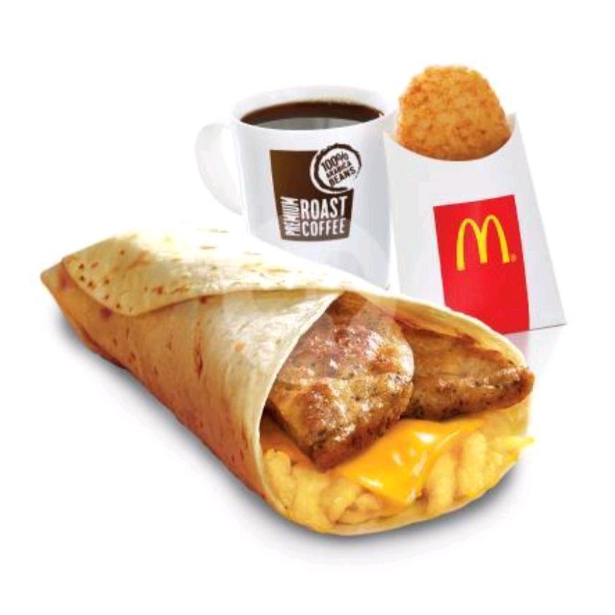 Sausage Wrap Extra Value Meal