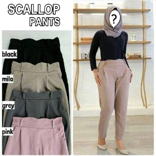 Scallop Pants