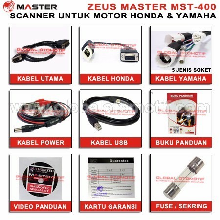 Scantool MST 400 HONDA dan YAMAHA 3