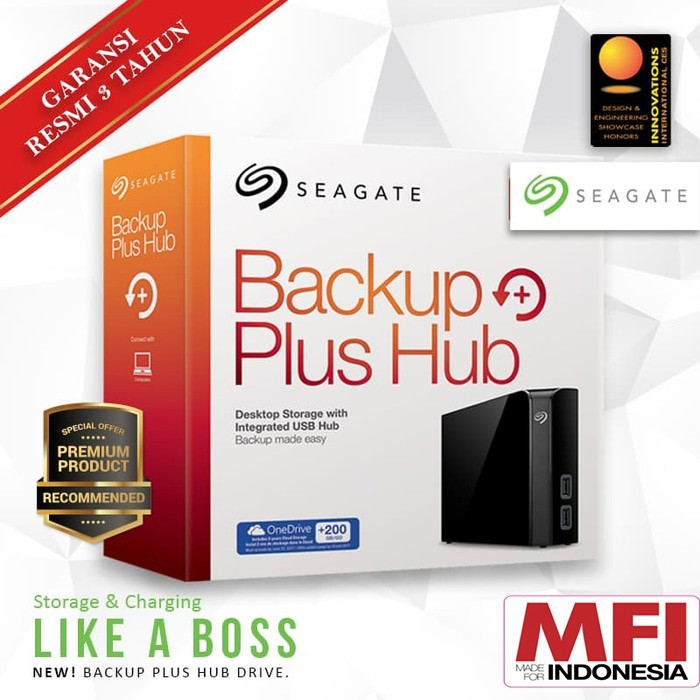 Seagate Backup Plus Hub 4TB Terabyte 4