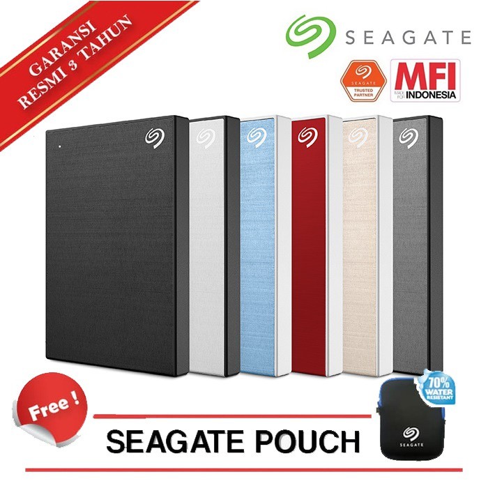 Seagate Backup Plus Slim 1 Terabyte HD External Usb 3