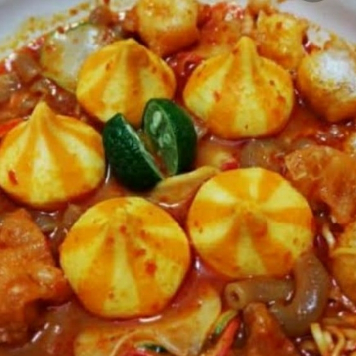 Seblak Dumpling Keju Ayam 