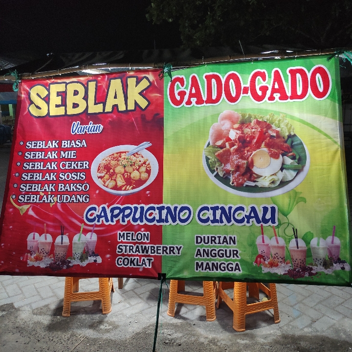 Seblak Gado-gado Es Cappuccino Cincau 2