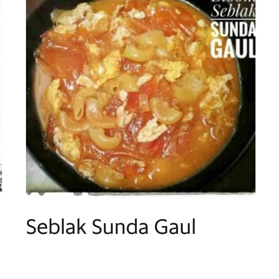 Seblak Gaul