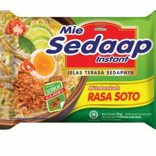 Sedaap Mie Kuah Rasa Soto 75g