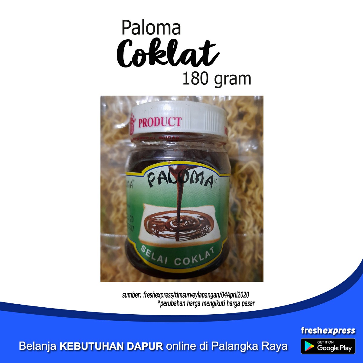 Selai Paloma Coklat - 180 Gram