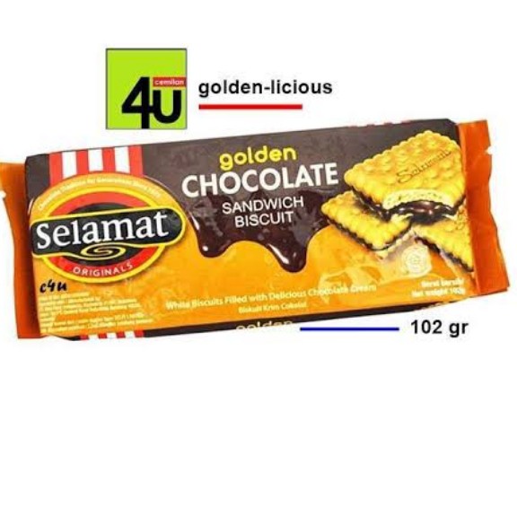 Selamat Golden Chocolate 102 Gr