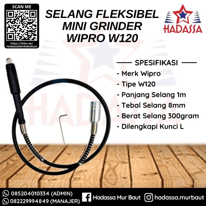 Selang Fleksibel Mini Grinder Wipro W120