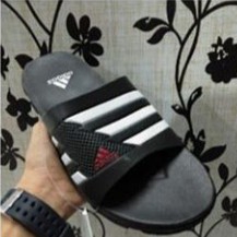 Sendal Adidas Hitam List Putih