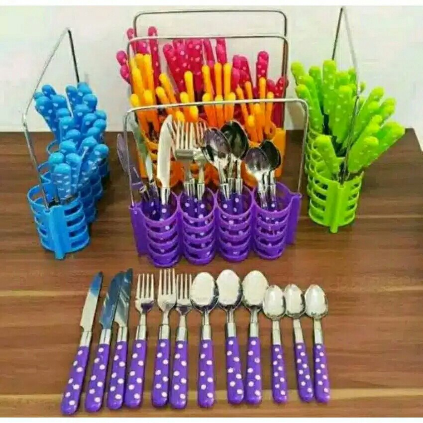 Sendok Makan Polkadot 24 Pcs 5