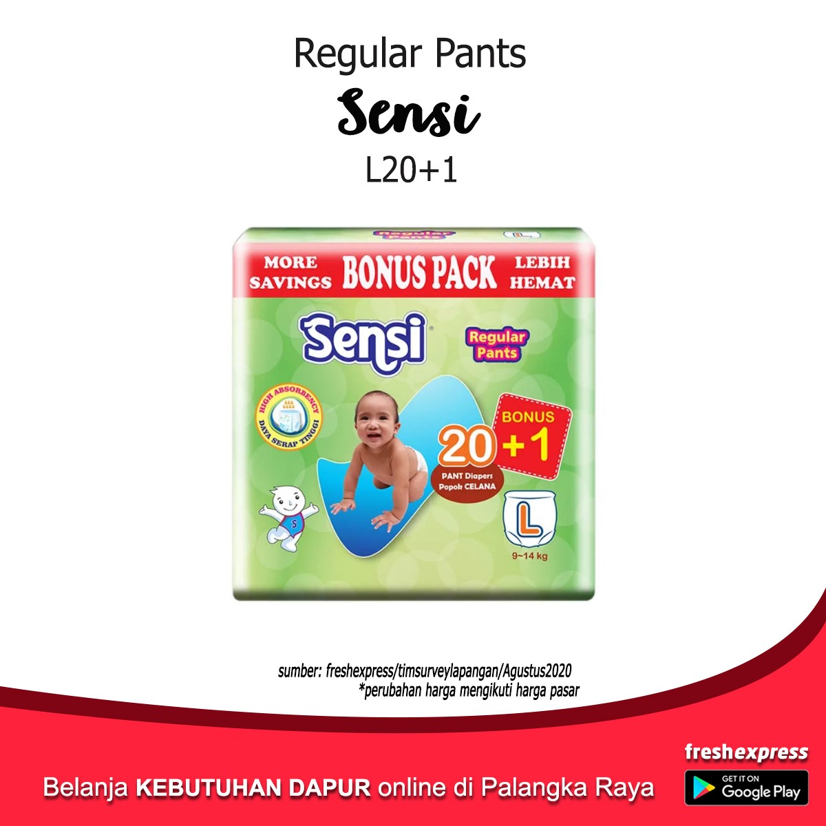 Sensi Reguler Pants L20 Plus 1