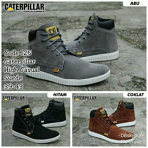 Sepatu Cowo Caterpillar High Casual