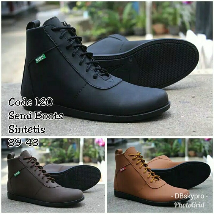 Sepatu Cowo Kickers Semi Boots REALPICT