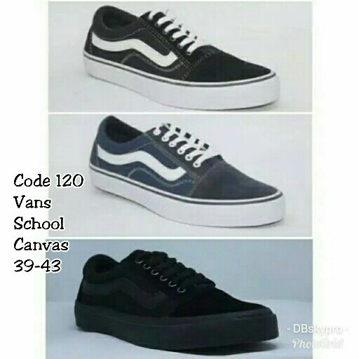 Sepatu Cowo Vans School