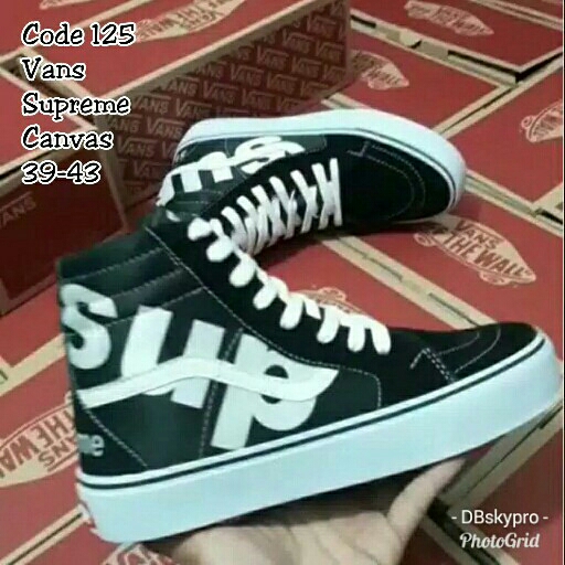 Sepatu Cowo Vans Supreme