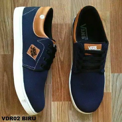 Sepatu Denim Vans - Navy Populer