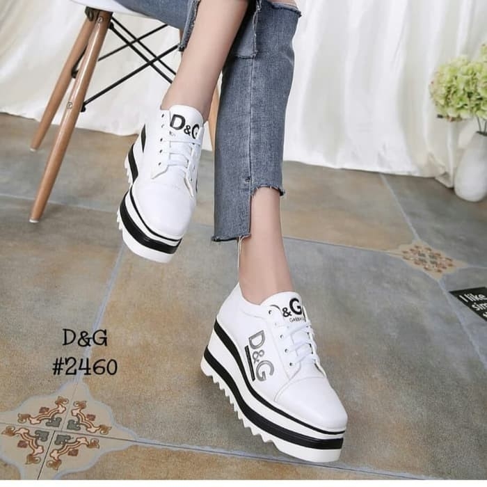 Sepatu Halfboots DnG Putih