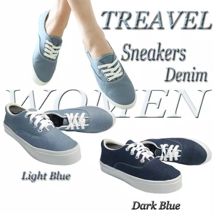 Sepatu Kets Denim 