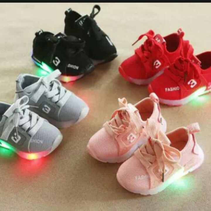 Sepatu Led Anak Cwe Cwo