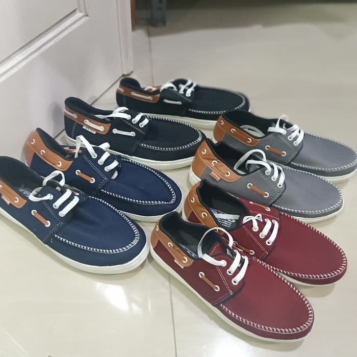 Sepatu Pria Vans Jahit NAVY 2