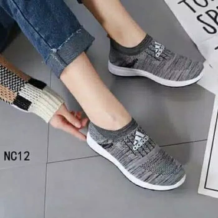 Sepatu Slip On Adidas NC-12 Grey 2