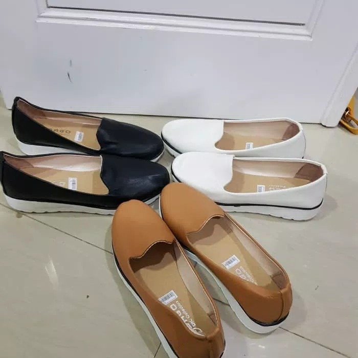 Sepatu Slip On Korean Coklat 2